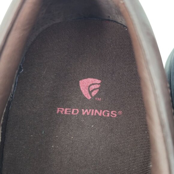 Red Wings Brett 4075 Mens 10EEEE Comfort Casual Oxfords Brown Leather Work Shoes - Picture 10 of 12